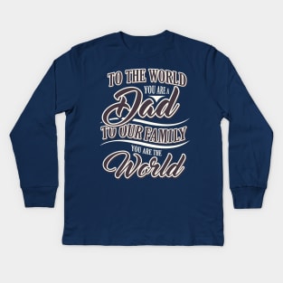 Father´s Day Kids Long Sleeve T-Shirt